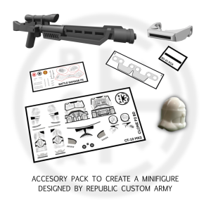 Clone P2 Sniper Battle damage Set